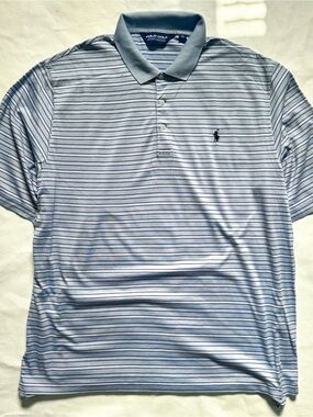 Ralph Lauren Polo Golf Blue Striped Shirt